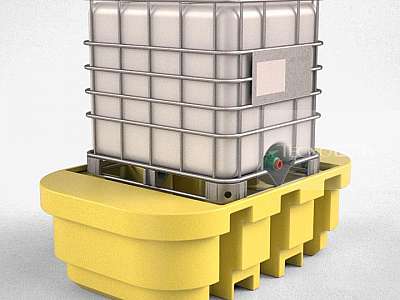Pallet de contenção para 1 tambor 100 litros Pallet de contenção para 1 tambor 100 litros