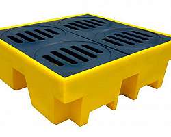 Pallet de contenção para 1 tambor 100 litros Pallet de contenção para 1 tambor 100 litros