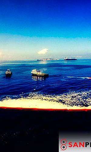 Barreira de contenção de óleo Barreira de contenção de óleo