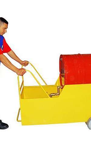 Cavalete para tambor com contenção Cavalete para tambor com contenção