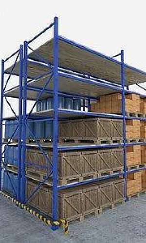 estante porta pallets