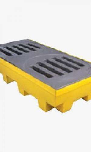 Pallet de Contenção para 2 Tambores Pallet de Contenção para 2 Tambores
