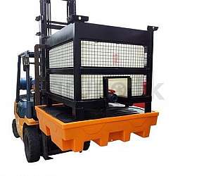 Pallet de contenção para IBCs Pallet de contenção para IBCs