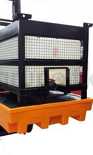 Pallet de contenção para IBCs Pallet de contenção para IBCs